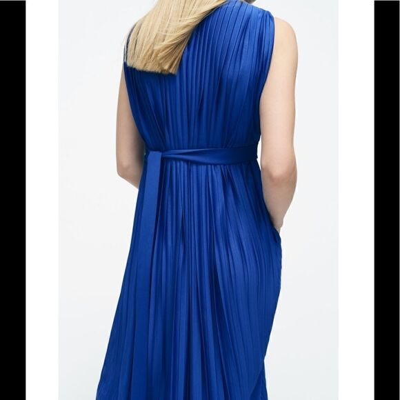 NWT Zara Voluminous Pleated Dress - Picture 10 of 12